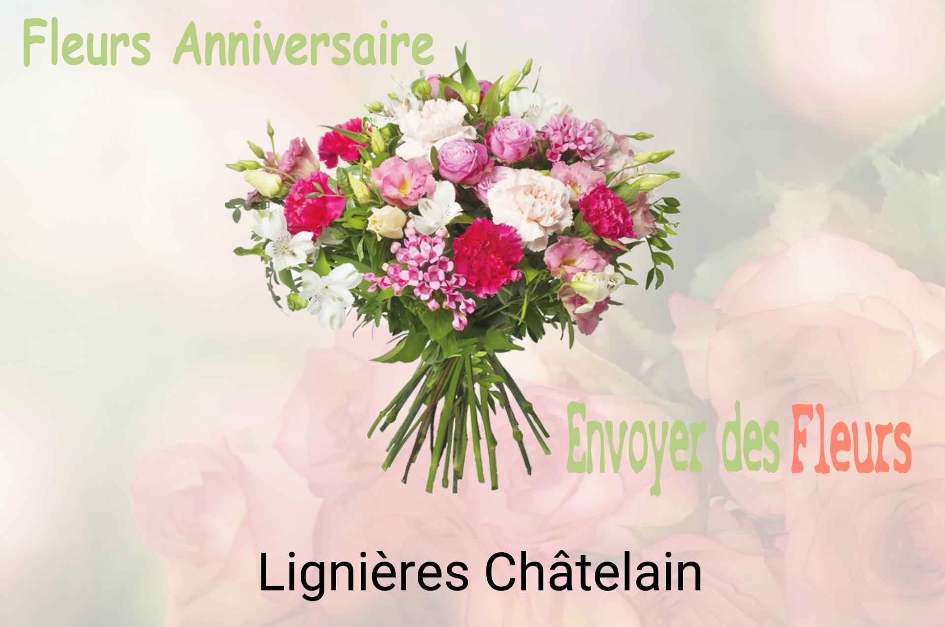 Bouquet de fleurs d’anniversaire livré à Lignières-Châtelain